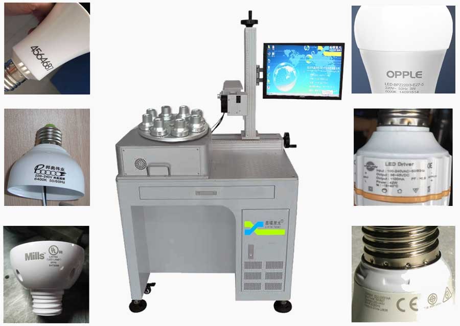 鑫鐳激光八工位激光打標(biāo)機(jī)