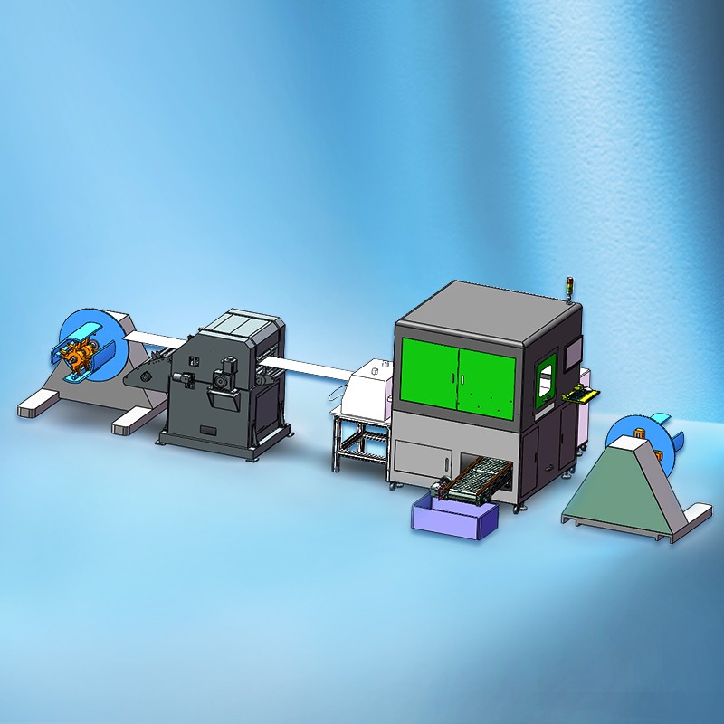 全自動卷料激光切割生產(chǎn)線